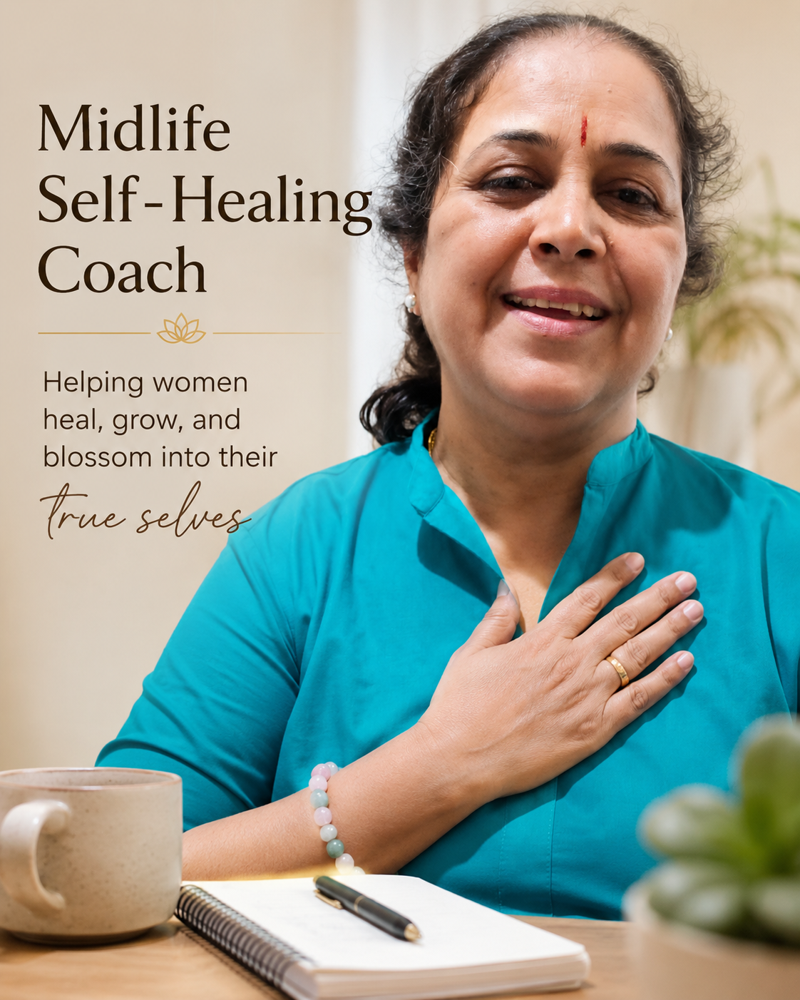Meghalatha Gopal — Midlife Self-Healing Coach